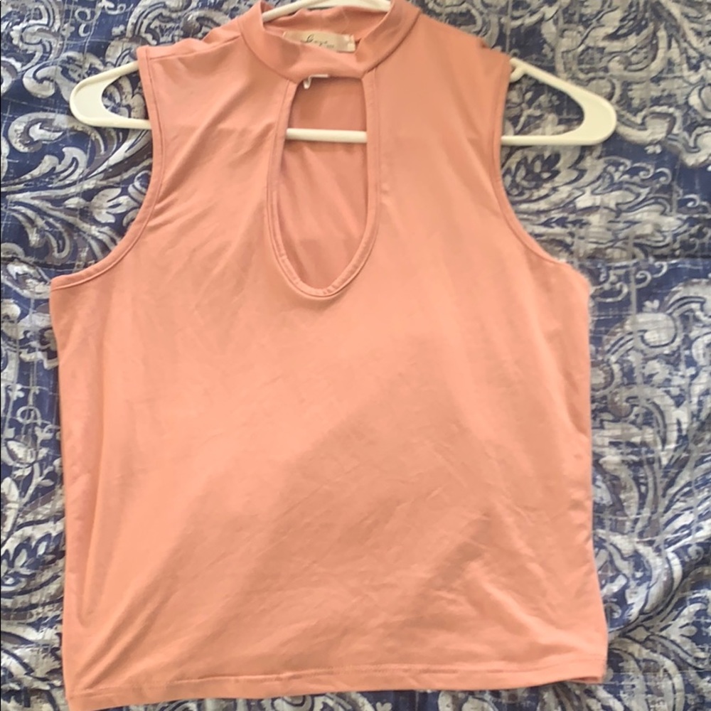 High neck Tank top
